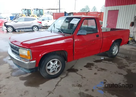 1993 Dodge Dakota from USA, damaged, VIN 1B7FL26X5PS261379